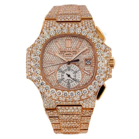 iced out patek philippe diamond|Patek Philippe full diamond price.